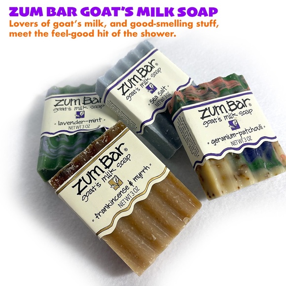 Goat's Milk Soap Set Lavender, Frankincense Myrrh, Sea Salt, Geranium Patchouli - Picture 1 of 16